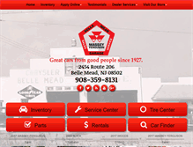 Tablet Screenshot of bellemeadgarage.com